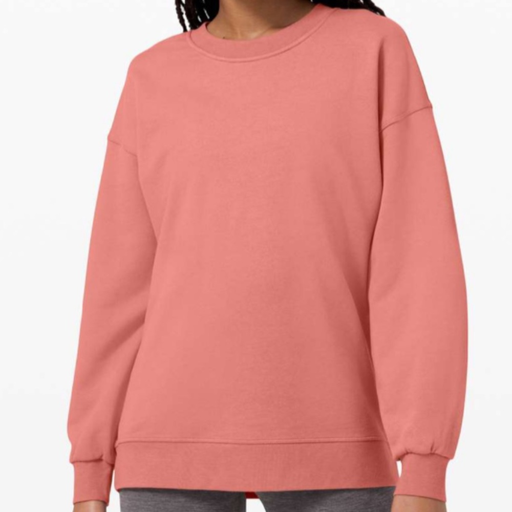 Lululemon perfectly oversized crew - brier rose